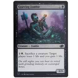 x1 Gnawing Zombie J22 MTG M/NM Common Black Creature Zombie Jumpstart 2022 TCG - Image 1