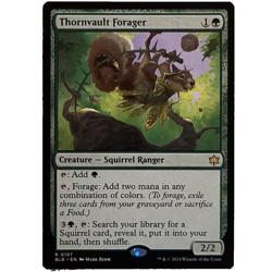 x1 Thornvault Forager MTG BLB M/NM Rare Green Creature Squirrel Ranger TCG CCG - Image 1