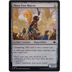 x1 Three Tree Mascot MTG BLB M/NM Common Colorless Artifact Creature TCG CCG - Image 1
