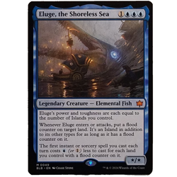 x1 Eluge, the Shoreless Sea MTG BLB M/NM Mythic Blue Legendary Creature TCG CCG - Image 1