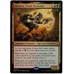 x1 Muerra, Trash Tactician MTG BLB M/NM Multi-Color Rare Legendary Creature TCG - Image 1