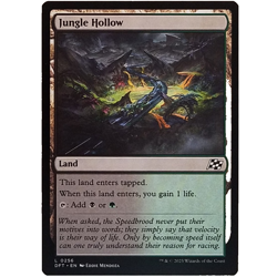 x1 Jungle Hollow MTG DFT M/NM Dual Land Black Green Magic the Gathering TCG CCG - Image 1