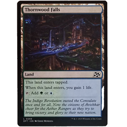 x1 Thornwood Falls MTG DFT M/NM Dual Land Green Blue Magic The Gathering TCG CCG - Image 1