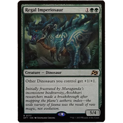 x1 Regal Imperiosaur MTG DFT M/NM Rare Green Creature Dinosaur Atherdrift TCG - Image 1