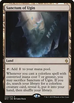 Sanctum of Ugin | Near Mint NM Battle for Zendikar Rare Magic MtG - Image 1
