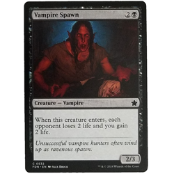 x1 Vampire Spawn FDN MTG M/NM Common Black Creature Vampire Foundations TCG CCG - Image 1