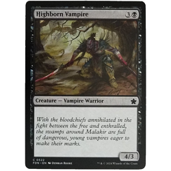 x1 Highborn Vampire FDN MTG M/NM Common Black Creature Vampire Warrior TCG CCG - Image 1