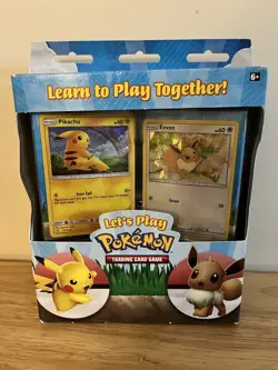 Let’s Play Pokemon Pikachu Eevee Cracked Ice Holo Theme Deck Set FACTORY- SEALED - Image 1