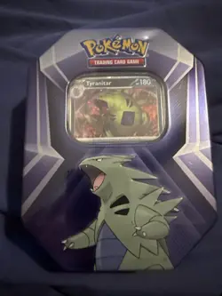 Pokemon TCG: Trading Card Game Brand New Factory Sealed Tyranitar Tin - Image 1