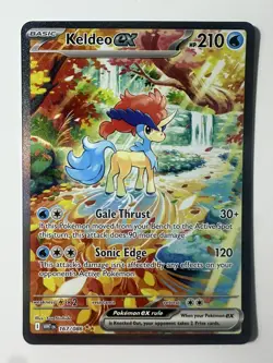 Keldeo ex Special Illustration Rare Pokemon White Flare English SIR 167 - Image 1