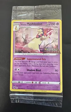 Hisuian Typhlosion - 052/189 GameStop SEALED Pokemon Astral Radiance Stamped NM - Image 1