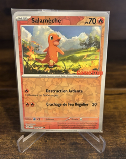 Pokemon TCG Charmander Salameche 004/165 GameStop Promo Sealed - French - Image 1