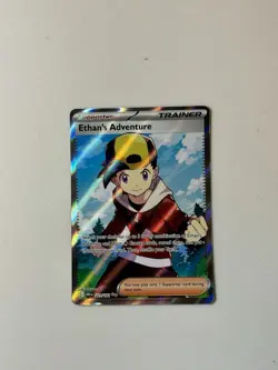 Pokemon TCG Ethan's Adventure Holo Rare Card 221/182 Sv10: Dri Destined Rivals - Image 3