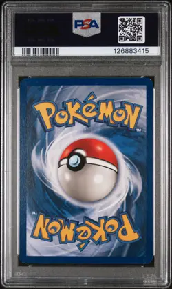 1999 POKEMON FOSSIL 1ST ED #4 DRAGONITE-HOLO PSA 8 - Image 2