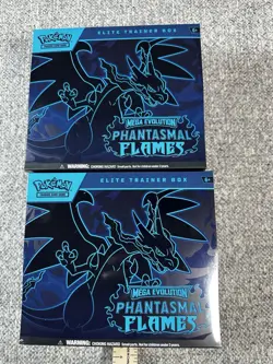 Pokemon Mega Evolution Phantasmal Flames Elite Trainer Box ETB Sealed - Image 1