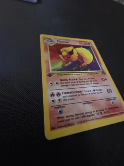 Pokemon TCG Flareon Jungle Holo Card 3/64 1st Edition Holo Rare LP - Image 3