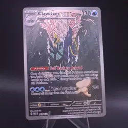2025 Pokemon Mega Evolution 141/132 Clawitzer Illustration Rare - Image 1