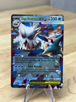 Pokemon TCG Mega Abomasnow ex 036/132 Mega Evolution Double Rare Holo NM - Image 1
