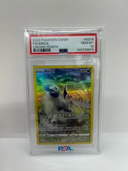 2023 Pokemon Swish Crown Zenith Full Art #GG16 Absol Gem Mint PSA 10 - Image 1
