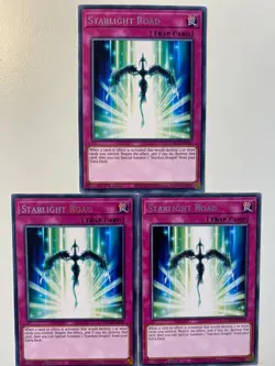 Yugioh Starlight Road TOCH-EN060 Rare NM x3 Play Set - Image 1