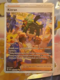 Pokemon TCG Kieran Sir 218/167SV06: Twilight Masquerade Holo Card - Image 1