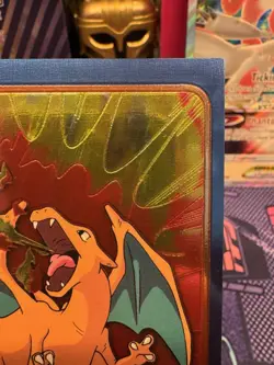 Charizard 5 of 5 Topps 2000 Chrome Oversized Box Topper Series 2 Pokemon Card - Image 3