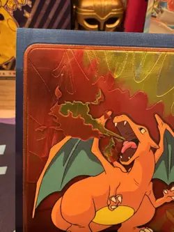 Charizard 5 of 5 Topps 2000 Chrome Oversized Box Topper Series 2 Pokemon Card - Image 4