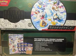 Pokemon TCG Advent Calendar 25 Days of Surprises Sealed Box Rare Festive Cards - Image 1