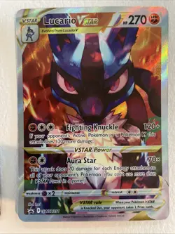 Pair of Pokemon Cards: Mega Absol EX & VStar Lucario VSTAR - Image 3
