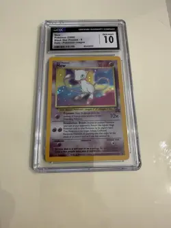 Pokemon Mew Holo Black Star Promos Card 9 CGC 10 Mew #9 2000 Pokemon League TCG - Image 1