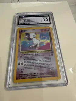 Pokemon Mew Holo Black Star Promos Card 9 CGC 10 Mew #9 2000 Pokemon League TCG - Image 2