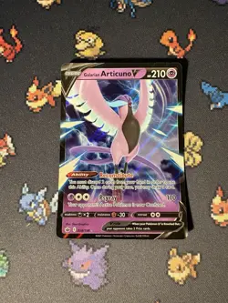 Pokemon Cards Galarian Articuno V 058/198 Ultra Rare Chilling Reign - (NM) - Image 1