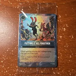 Sealed Disney Lorcana Putting It All Together Zootopia 2 Movie Promo Card 27/P3 - Image 1