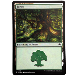 x12 Forest Basic Land (0378) Bloomburrow Green x12 M/NM MTG BLB Card Game - Image 1