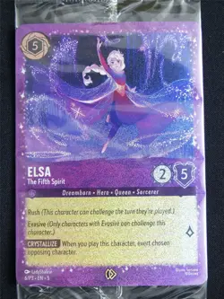 Elsa The Fifth Spirit 6/P3 Foil - Lorcana Card #5FL - Image 1