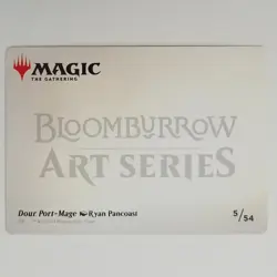 x1 Dour Port-Mage Art Card Bloomburrow M/NM Ryan Pancoast MTG BLB TCG - Image 2