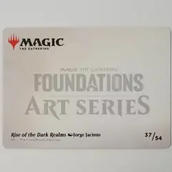 x1 Rise of the Dark Realms Foundations Art Card (37/54) Jorge Jacinto M/NM MTG - Image 2
