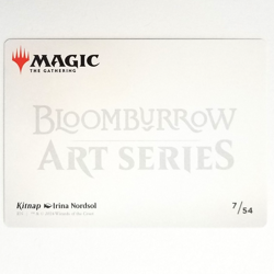 x1 Kitnap Gold Stamped Art Card (7/54) Bloomburrow M/NM Irina Nordsol - Image 2