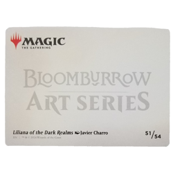 x1 Liliana of the Dark Realms Art Card Bloomburrow (51/54) M/NM MTG - Image 2
