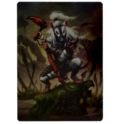 x1 Ink-Eyes Servant of Oni Art Card Bloomburrow (50/54) M/NM Alex - Image 1