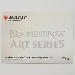 x1 Ink-Eyes Servant of Oni Art Card Bloomburrow (50/54) M/NM Alex - Image 2