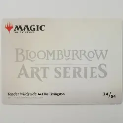 x1 Tender Wildguide Art Card Bloomburrow M/NM Ellie Livingston MTG BLB TCG - Image 2