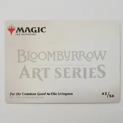 x1 For the Common Good Art Card Bloomburrow M/NM Ellie Livingston MTG BLB TCG - Image 2