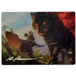 x1 Repel Calamity Art Card Gold Stamped Signature Bloomburrow M/NM Ryan Pancoast - Image 1