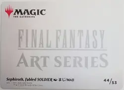 x1 Sephiroth Fabled SOLDIER Art Card 44/53 FIN MTG M/NM Final Fantasy Art Series - Image 2