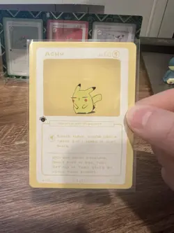 Pokederp Achu 10/25 - Pikachu Pokemon Derpy Fan Art Card - Image 2