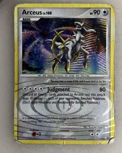 Arceus LV 100 DP50 Holo Diamond Pearl Promo 2009 Pokemon Card HP - Image 1
