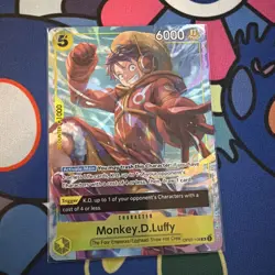 One Piece Illustration Box Volume 3 Monkey D Luffy Promo Alt Art Card - Image 1