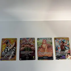 Lot of 4 One Piece TCG Cards Alt Arts and SEC All NM and English - Image 1