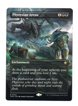 Phyrexian Arena (Borderless) MTG Foundations Rare 322 - Image 1